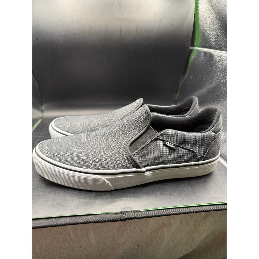 Men’s VANS “Off The Wall” ASHER Athletic Sneakers Blk/White Size 13